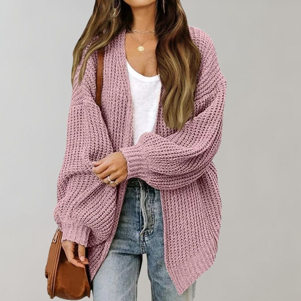 Elsa | Cardigan Casual da Donna con Apertura Frontale
