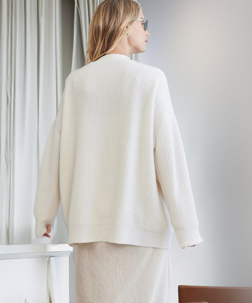Johanna | Cardigan Oversize da Donna con Bottoni