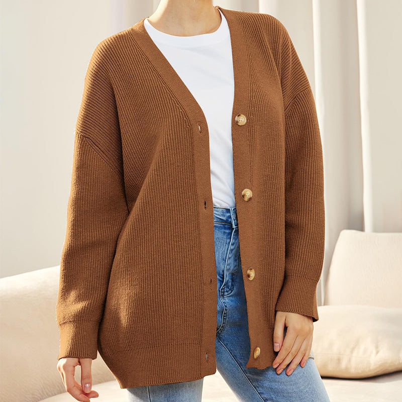 Johanna | Cardigan Oversize da Donna con Bottoni