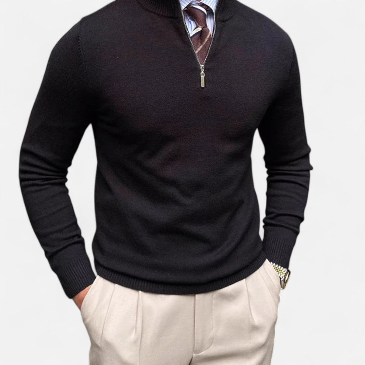 Benjamin | Pullover Mezza Zip Primavera Uomo