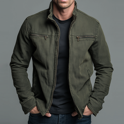 Marion | Giacca Vintage in Cotone con Zip
