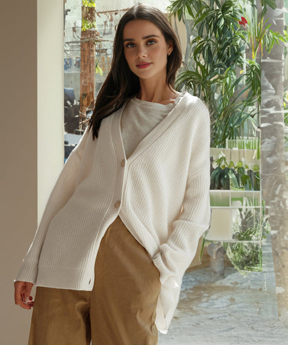 Johanna | Cardigan Oversize da Donna con Bottoni