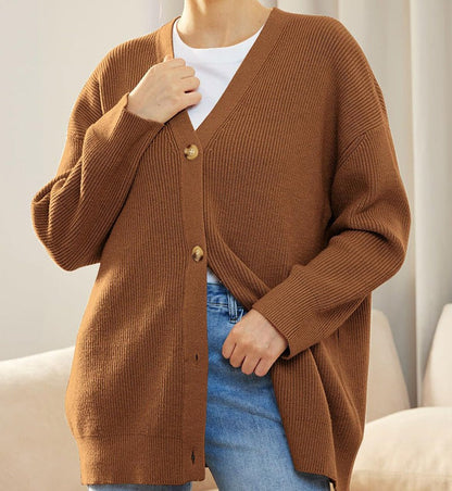 Johanna | Cardigan Oversize da Donna con Bottoni