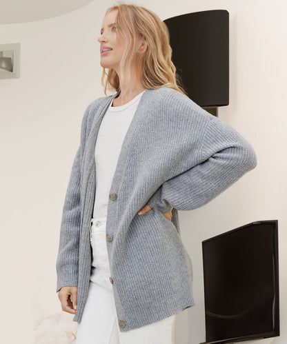 Johanna | Cardigan Oversize da Donna con Bottoni