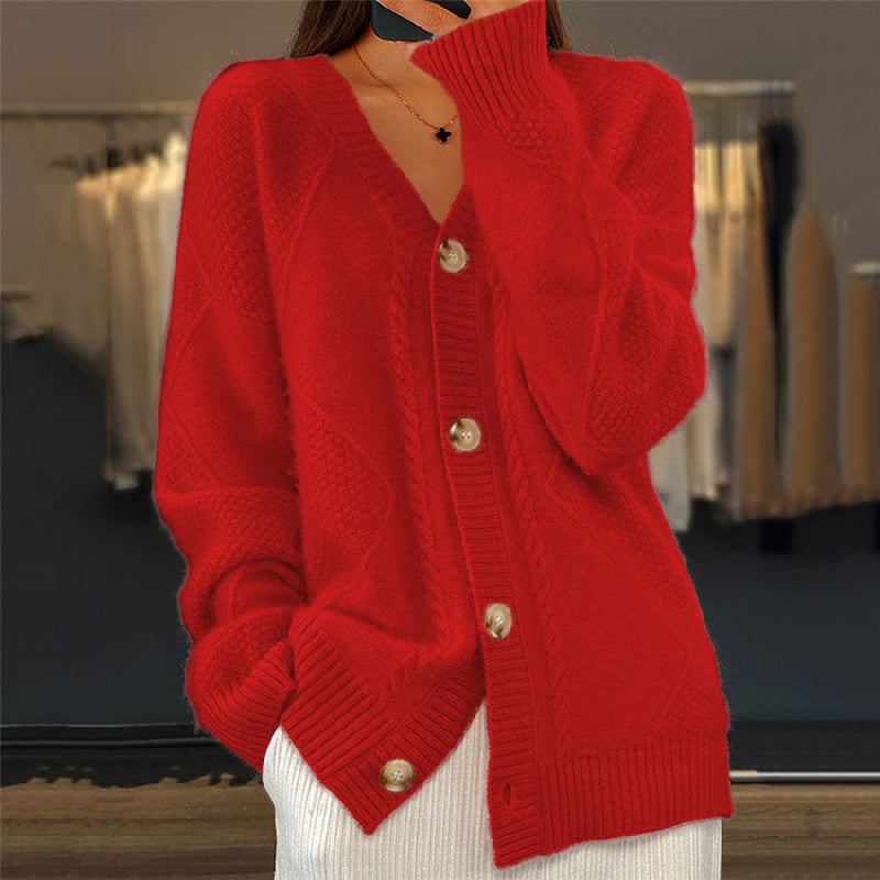 Claudia | Cardigan Confortevole da Donna con Maniche Lunghe
