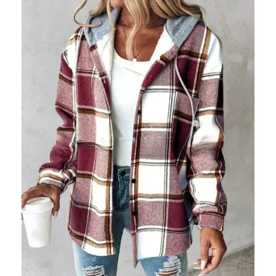Annika | Giacca Cappotto a Carreaux Invernale da Donna